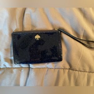 Kate Spade Sparkle Blue Wristlet